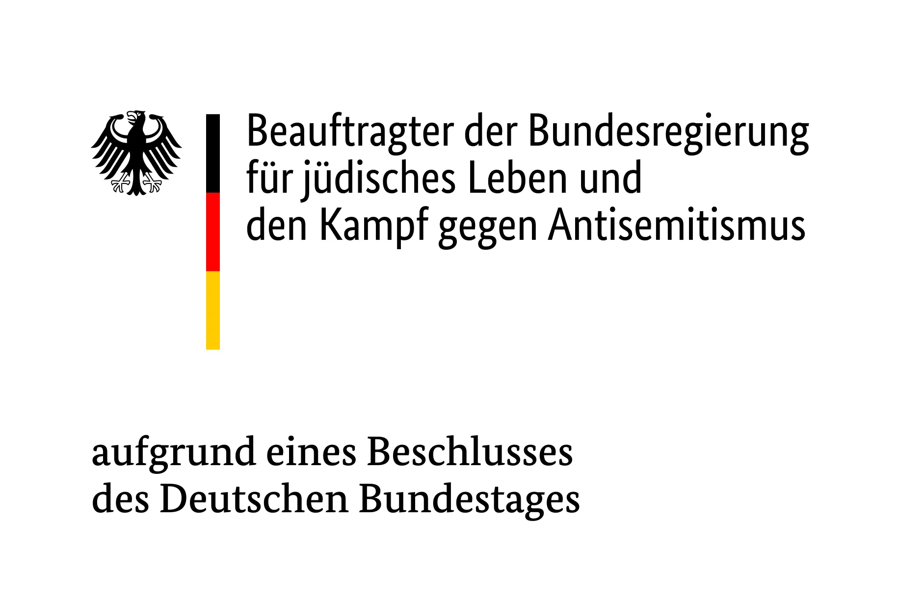 Gefördert durch: Beauftragter der Bundesregierung für jüdisches Leben und den Kampf gegen Antisemitismus aufgrund eines Beschlusses des Deutschen Bundestages