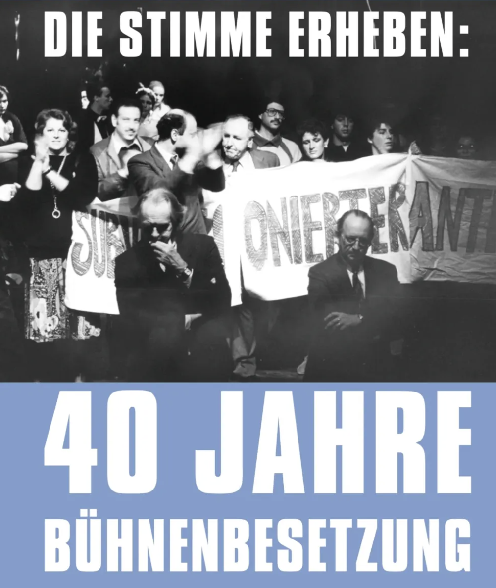 m Oktober jährt sich zum vierzigsten Mal die Bühnenbesetzung, bei der Jüdinnen und Juden die Bühne des Schauspiels besetzten und so die Uraufführung von Fassbinders Stück »Der Müll, die Stadt und der Tod« verhinderten. Sie setzten nicht nur ein starkes Zeichen gegen Antisemitismus im Kulturbetrieb, die Bühnenbesetzung war auch eine Form der Selbstermächtigung, mit der sich die jüdische Gemeinschaft in der Bundesrepublik erstmals öffentlich Gehör verschaffte. Was von der Bühnenbesetzung geblieben ist und wie es derzeit um den deutschen Kunst- und Kulturbetrieb steht, wird an diesem Abend Thema sein.