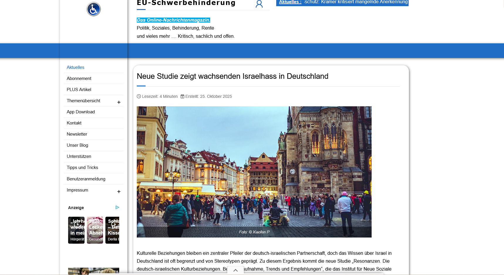 Neue Studie zeigt wachsenden Israelhass in Deutschland